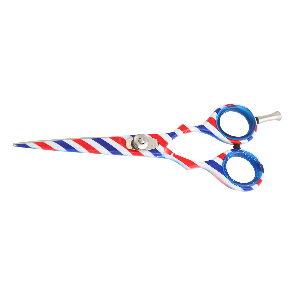 Hair-Dressing-Scissors-JI-1146 Barber Pole Blue Ring Hair Dressing Scissors - Image 1