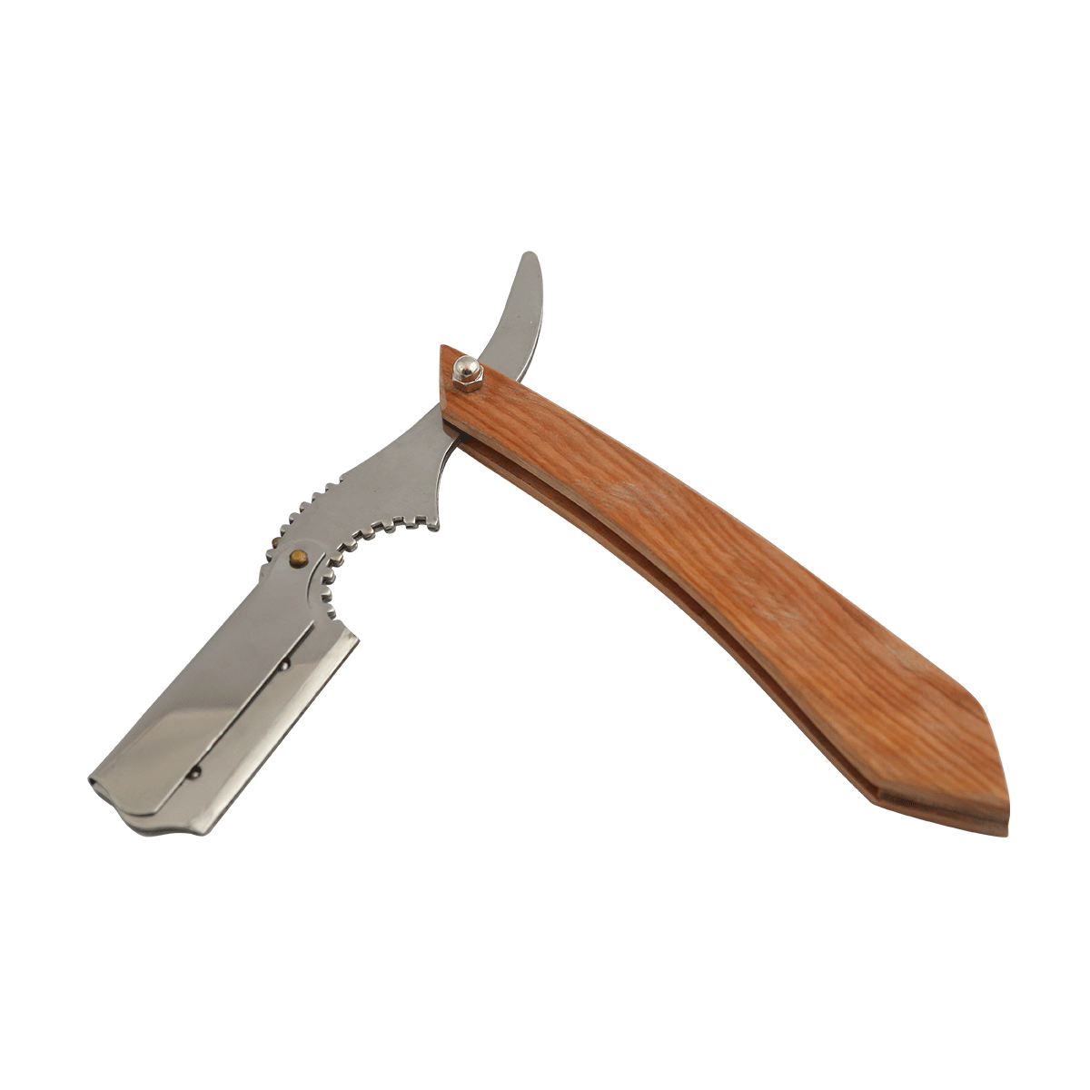 JI-1502 Wood Handle Shavette Razor - Image 1