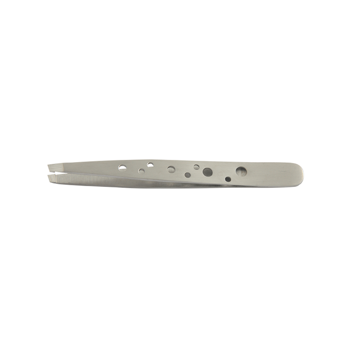 JI-2508 Silver Dotted Eyebrow Tweezer - Image 1